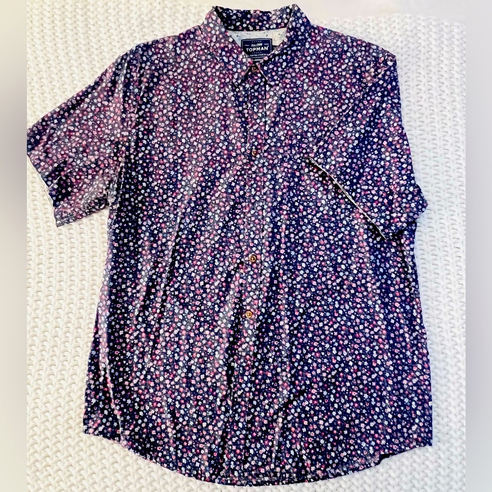 Topman short sleeve button down shirt.